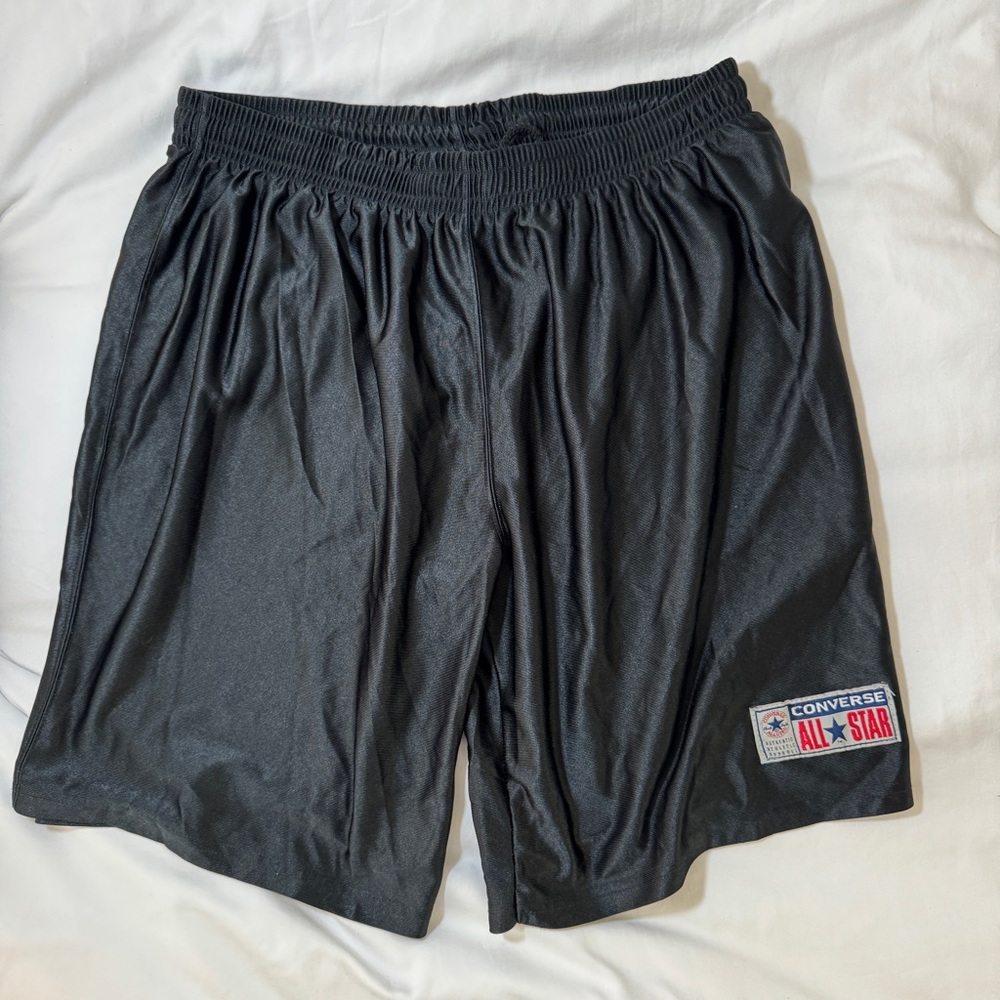 Converse Dazzle Basketball Shiny Silky Athletic Shorts